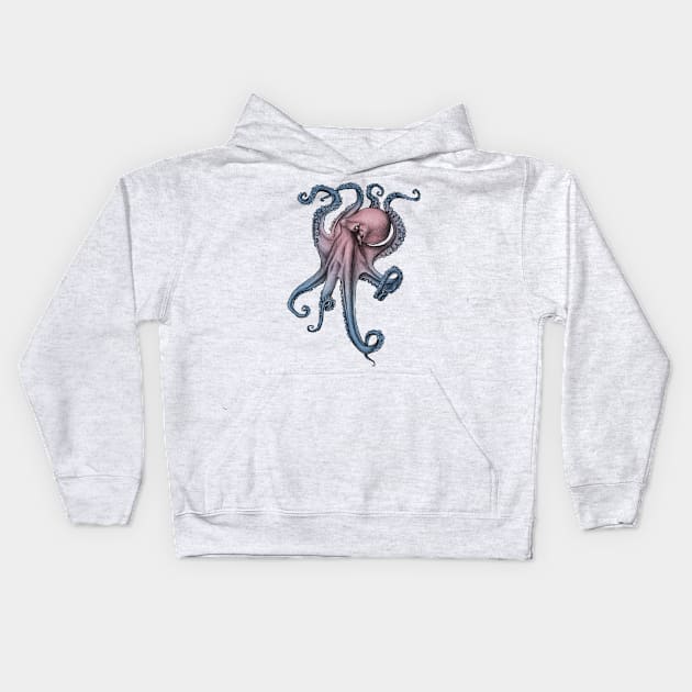 Tentacles Kids Hoodie by Ropear